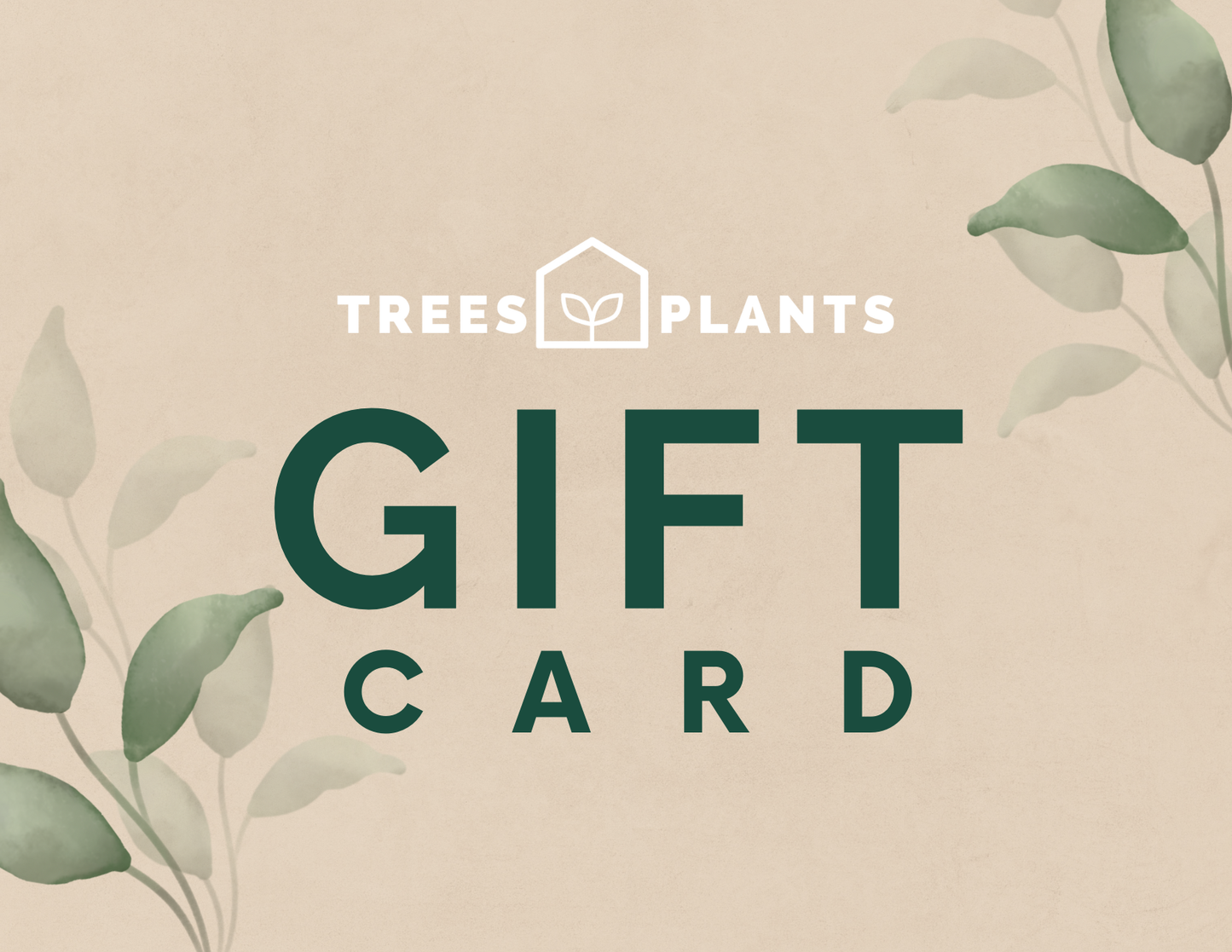 Trees and Plants Gift Card