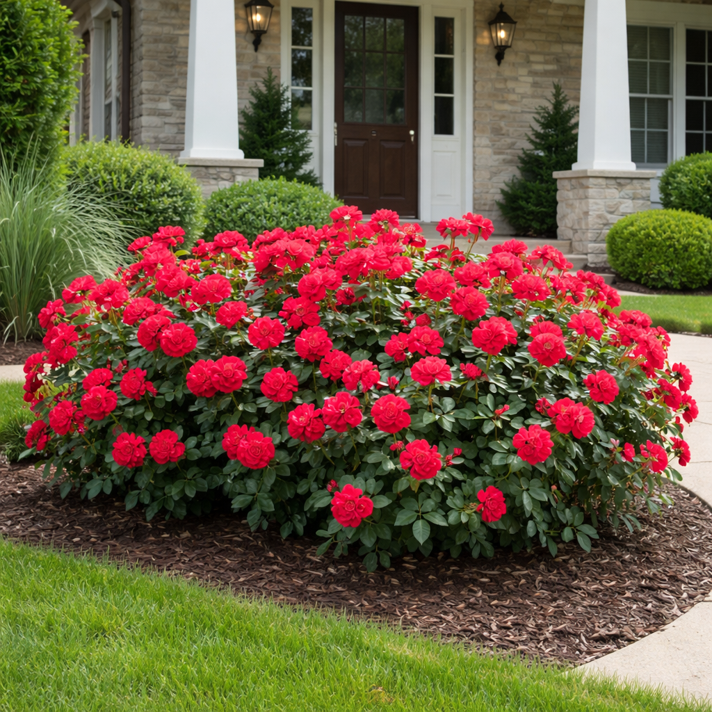 Red Knock Out® Rose – Trees and Plants