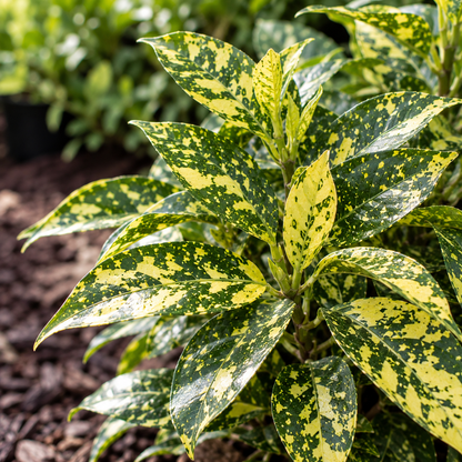 Dwarf Variegated Aucuba (Spotted Laurel)